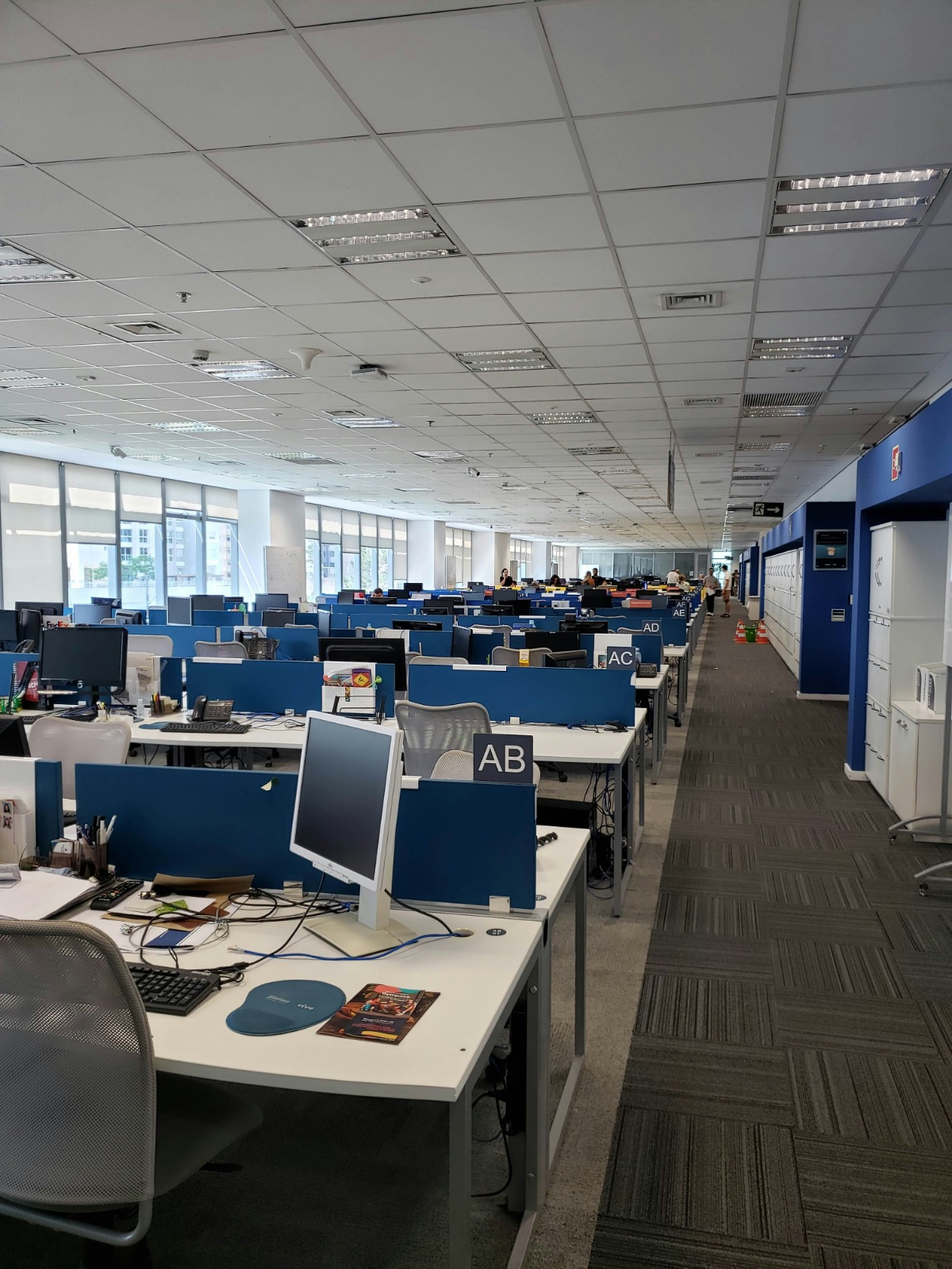 Network Operations Center Monitoring Screens